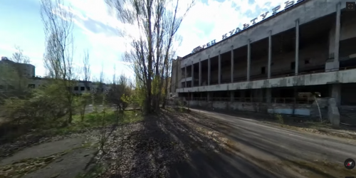 A screenshot of Hoff's video in Chernobyl