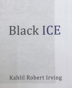 The front cover of "Black ICE," which shows the title and the artist's name at the bottom of the image